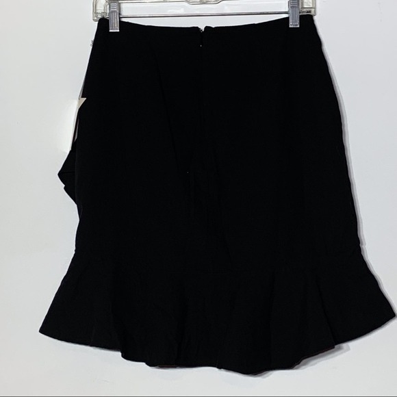 NWT A New Day‎ Black Ruffled Bottom Mini Skirt Size 4 - Picture 6 of 6